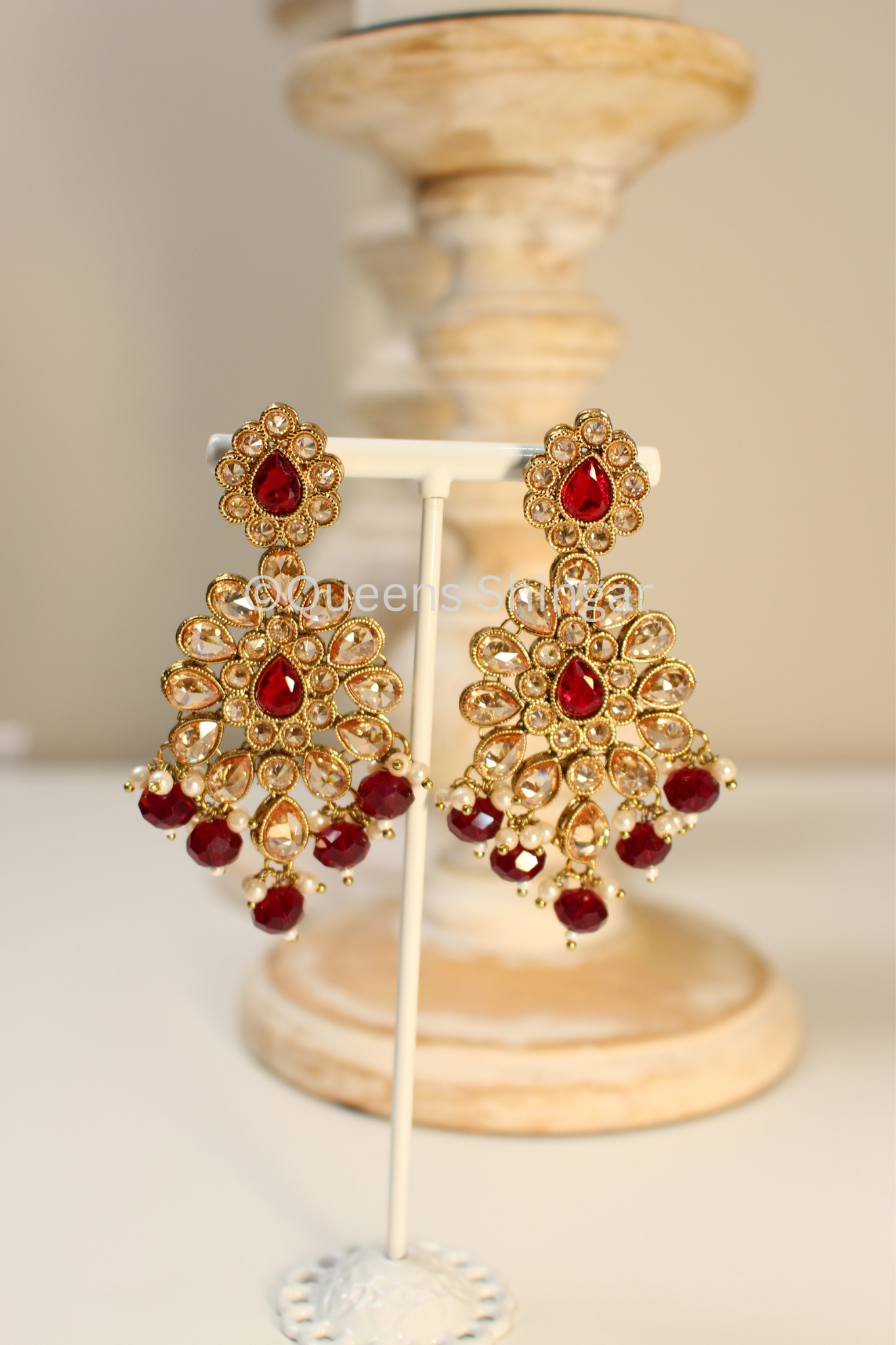 Vama || Earrings and Tikka