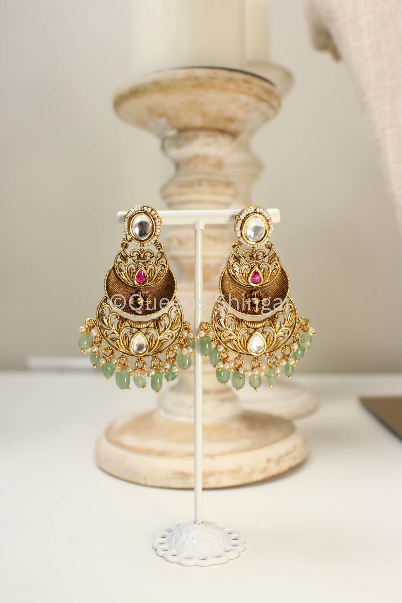 Elham || Bridal Kundan Set