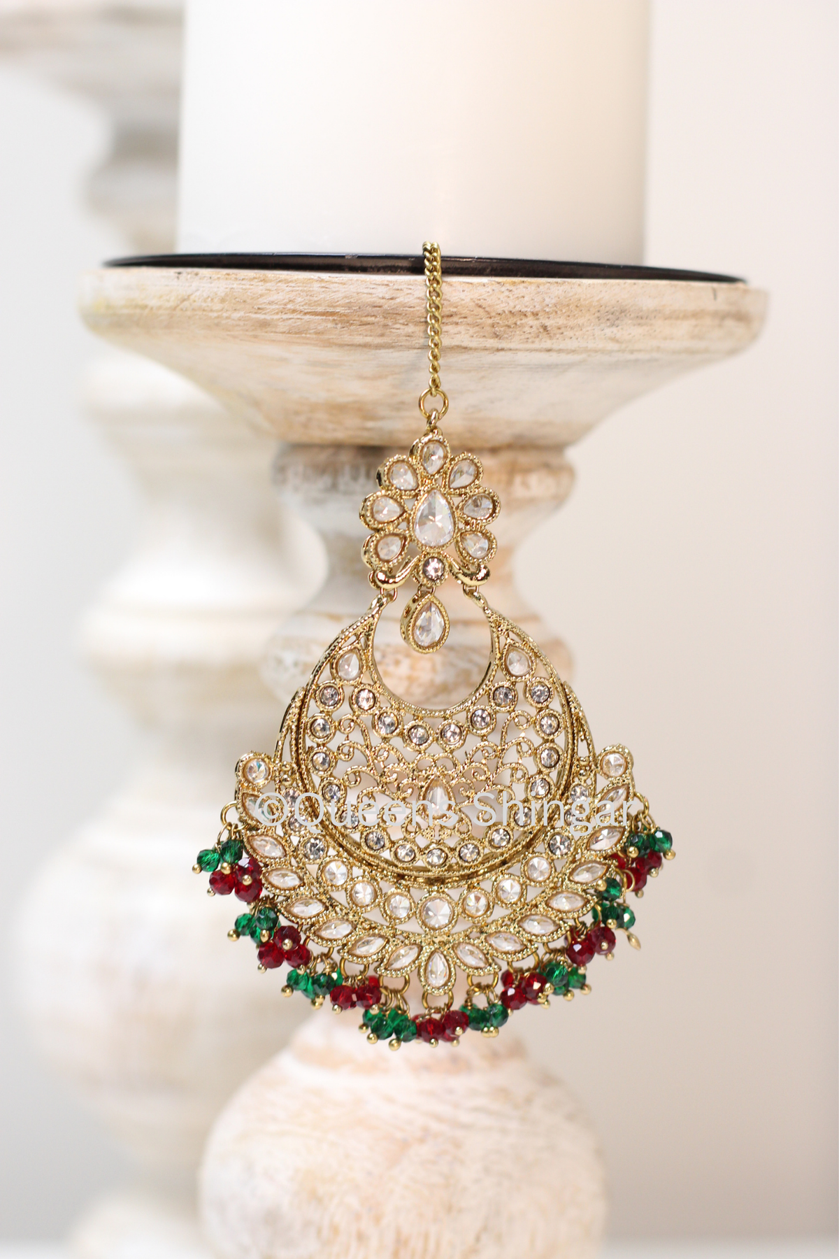 Ziva || Earrings and Tikka