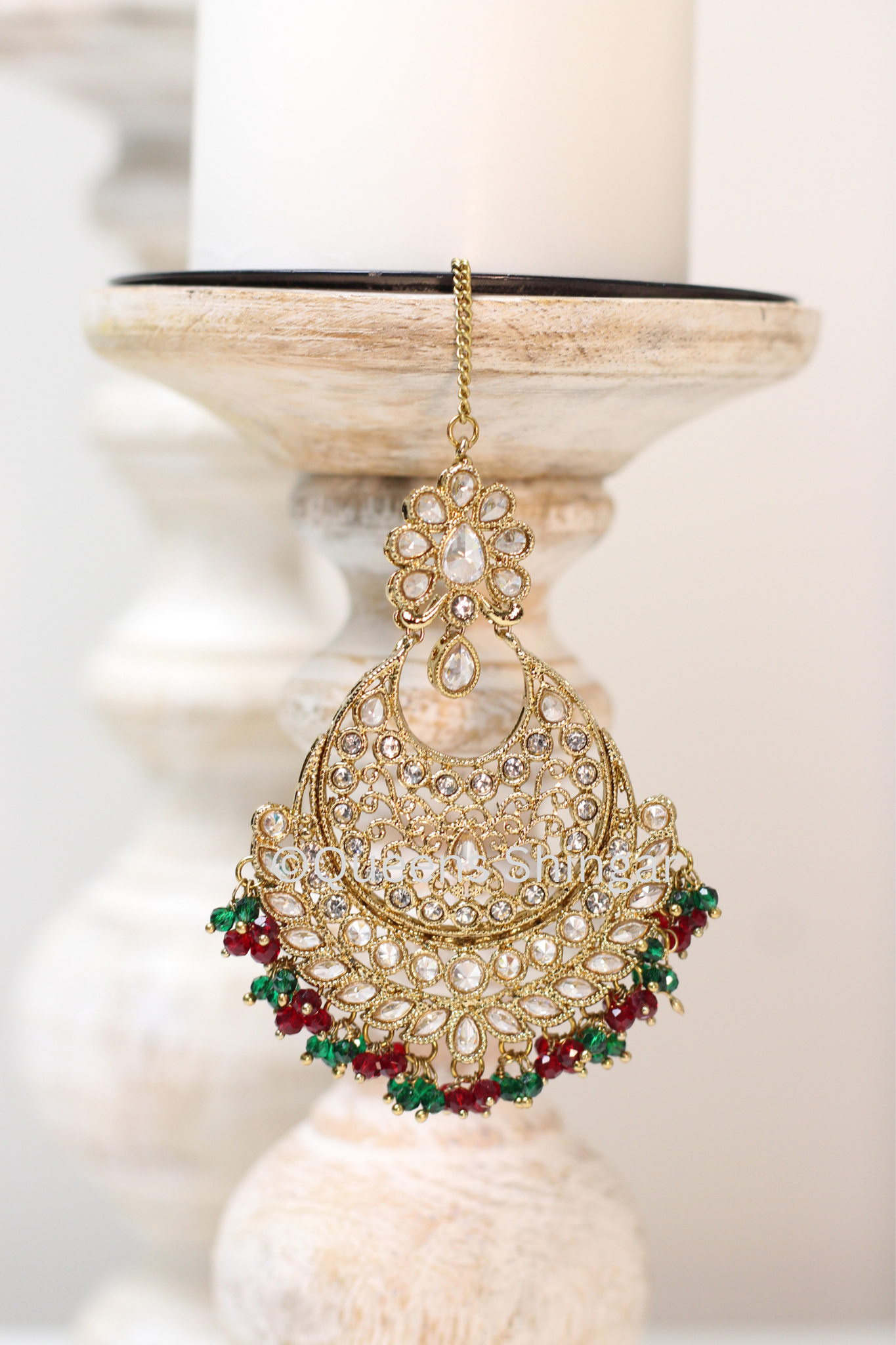 Ziva || Earrings and Tikka