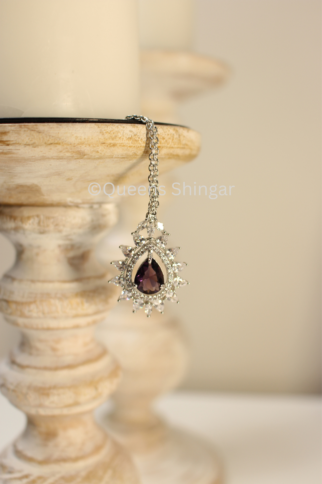Maheer || American Diamond Set