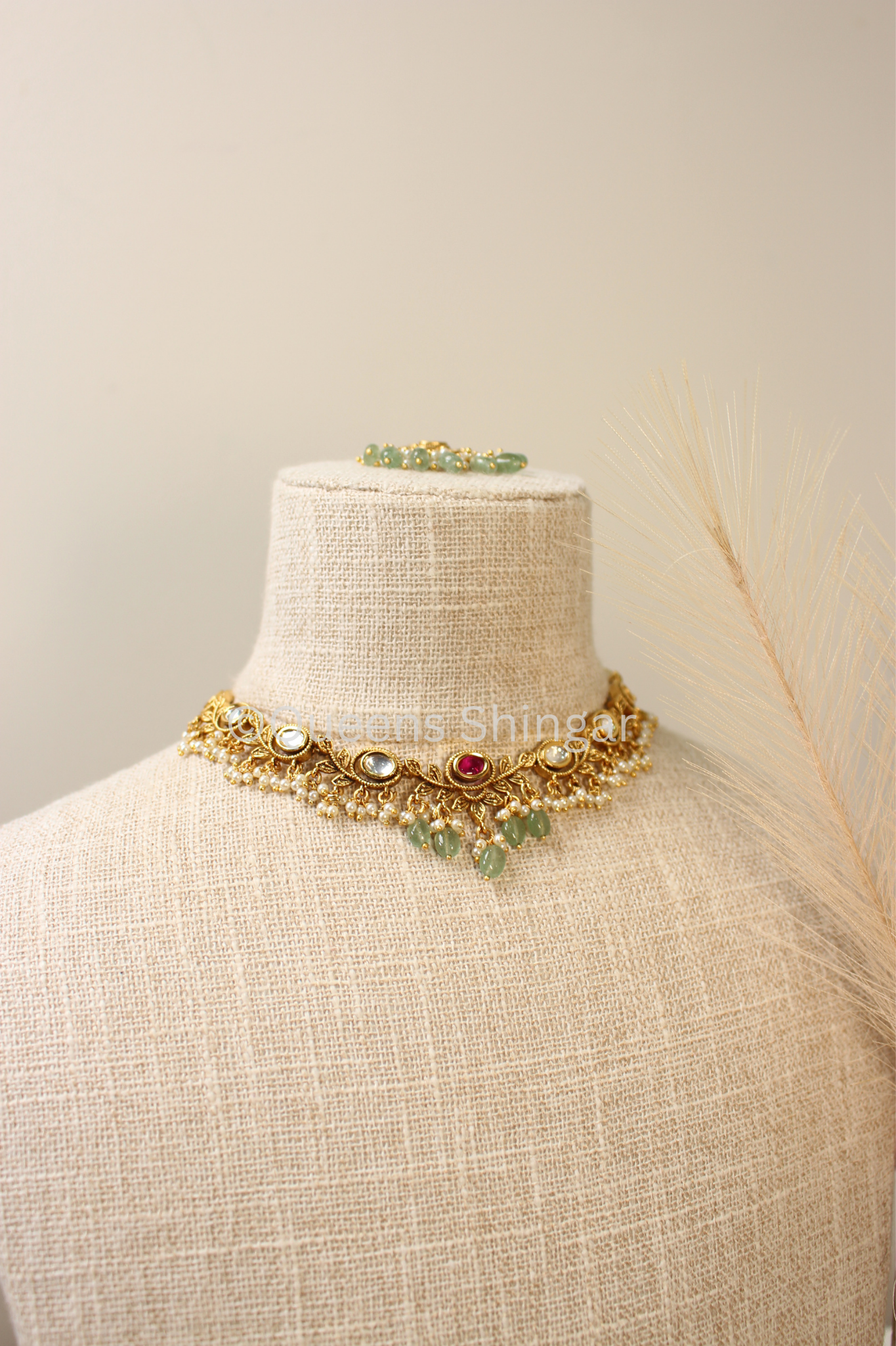 Gul || Kundan Set