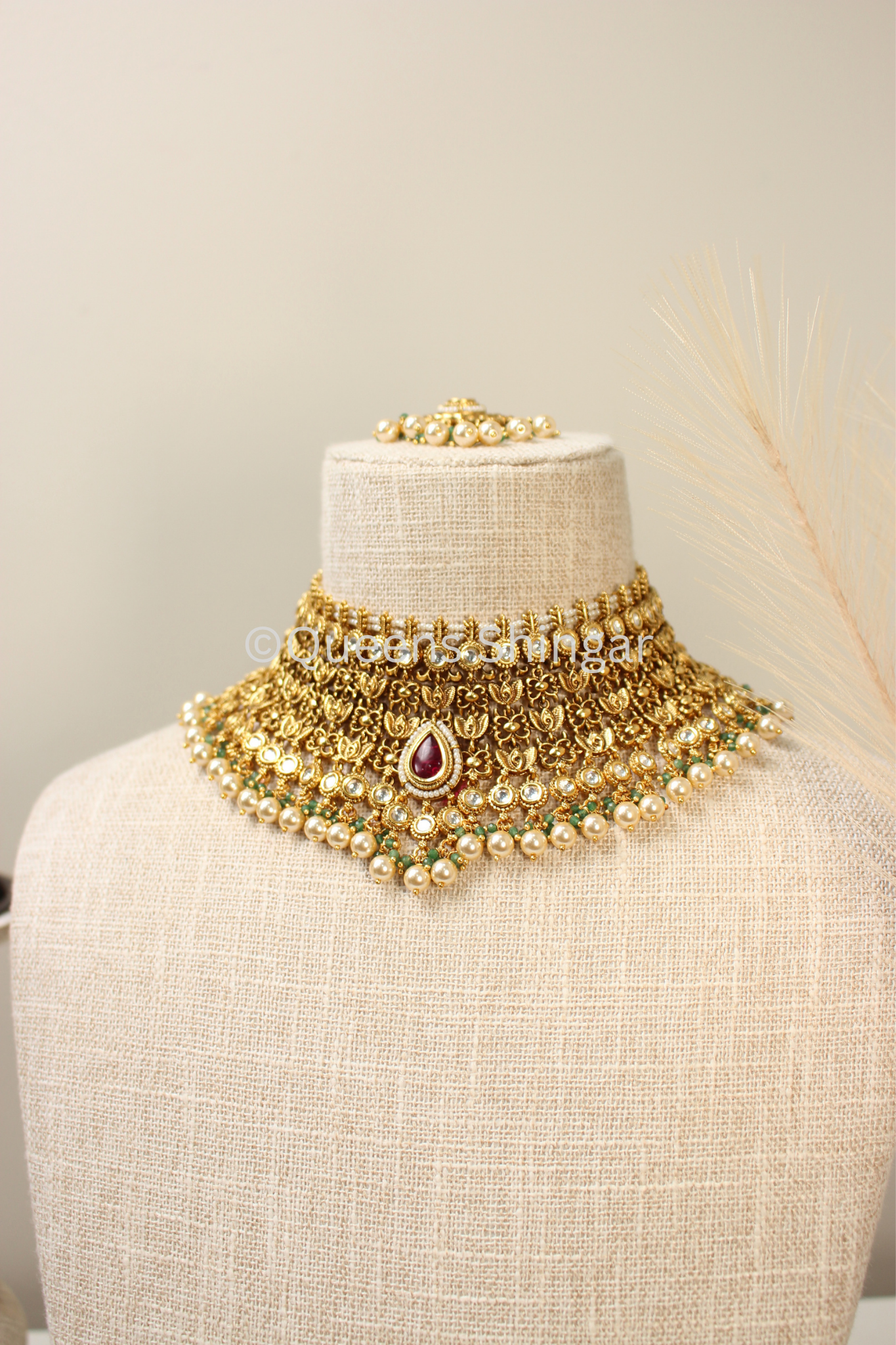 Hania || Bridal Kundan Set