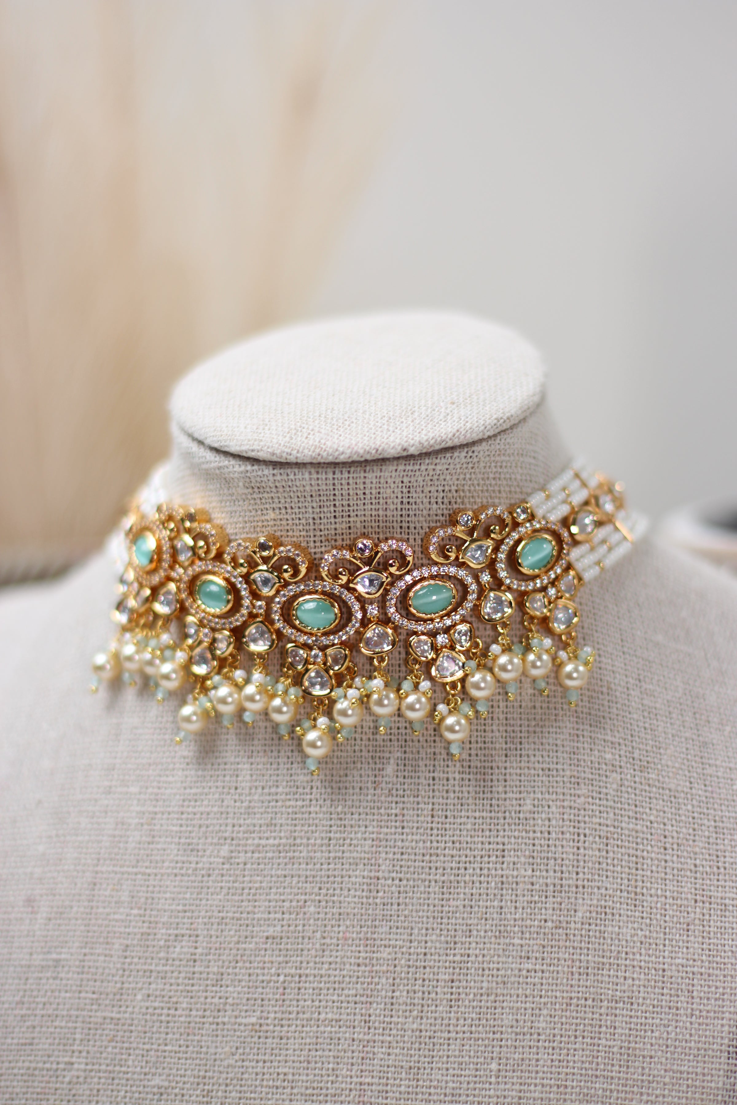 Lila || Kundan Set