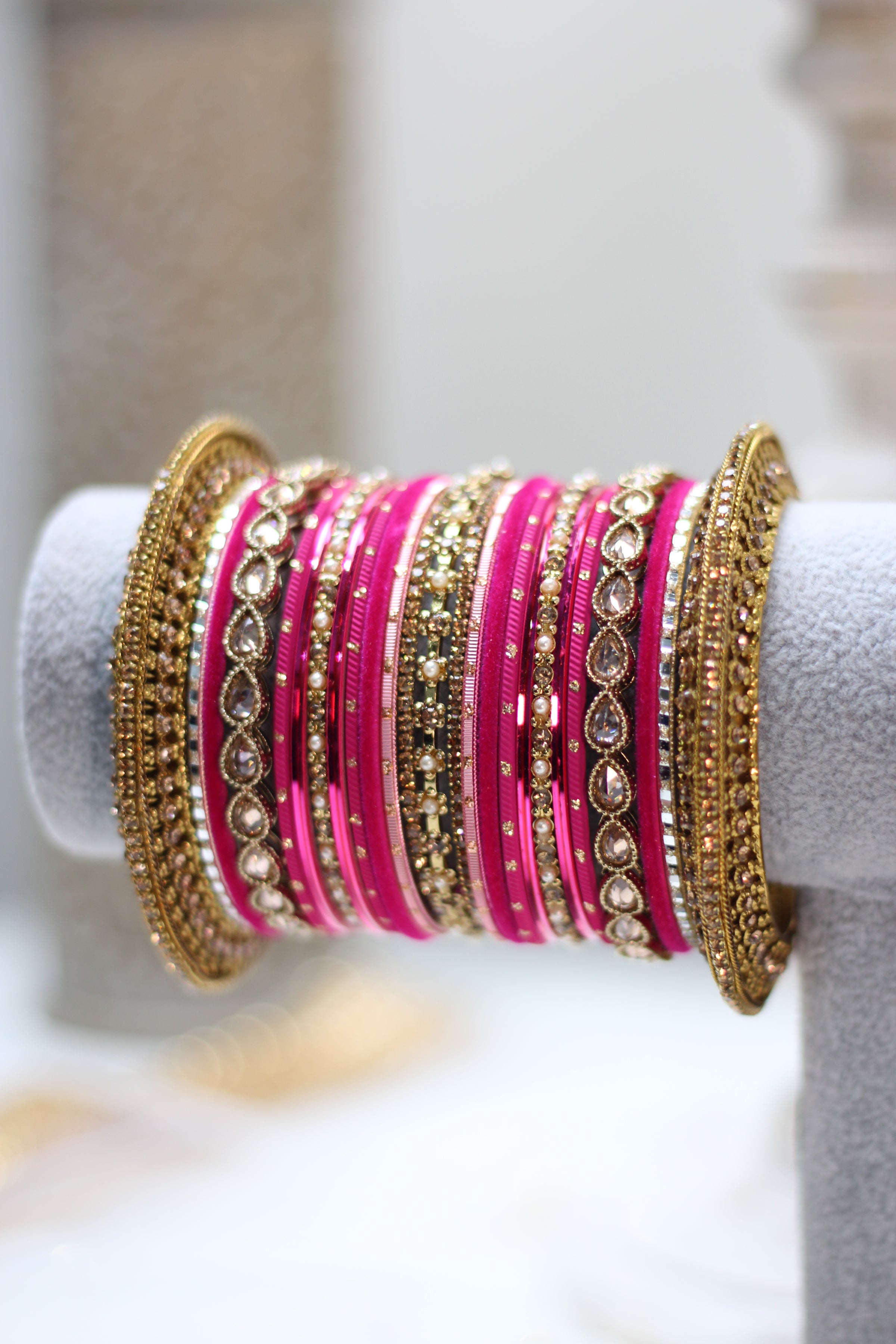 Pink Posh || Bangle Set