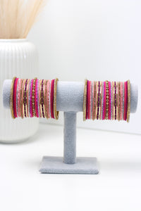 Fuchsia || Bangle Set