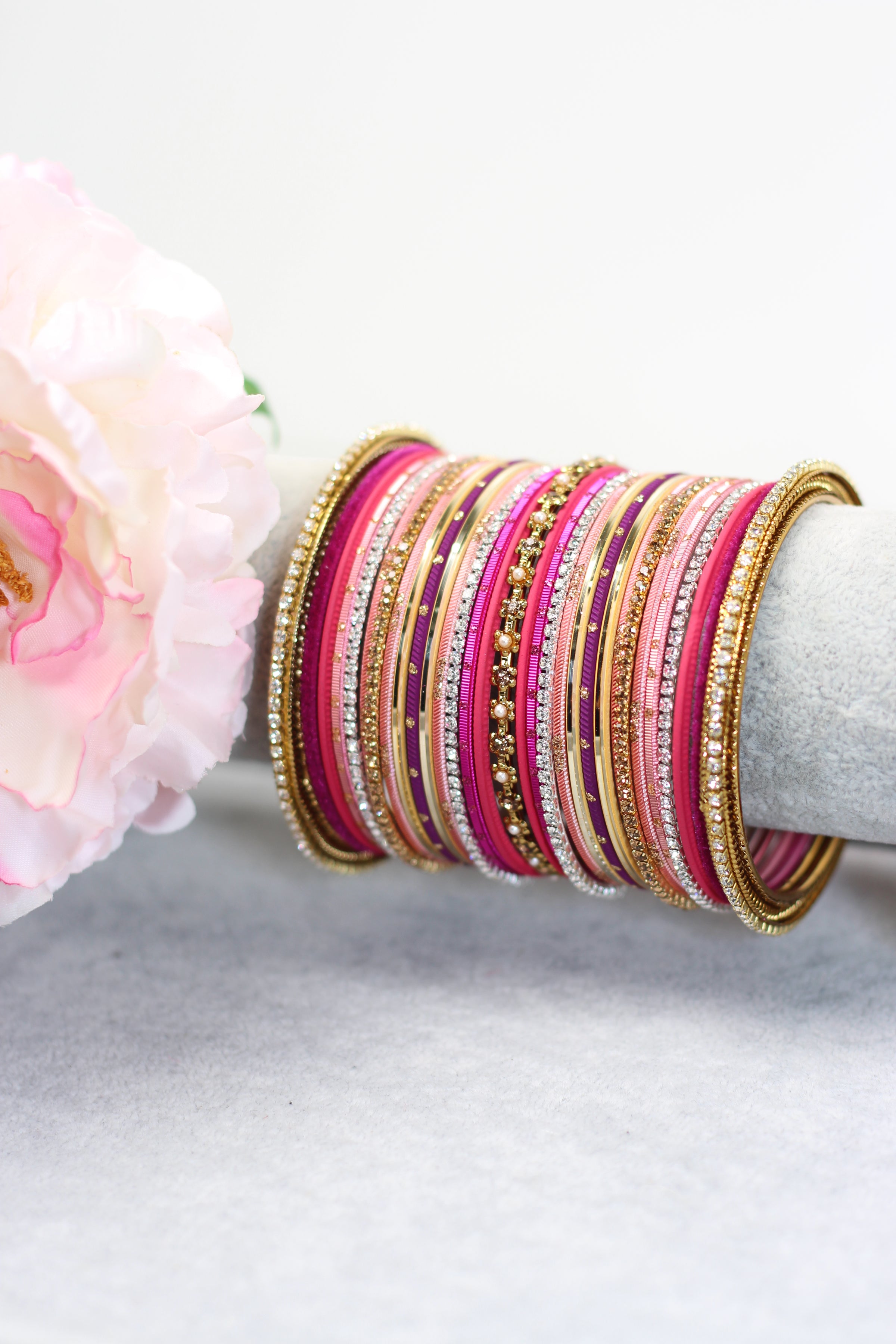 Fuchsia || Bangle Set