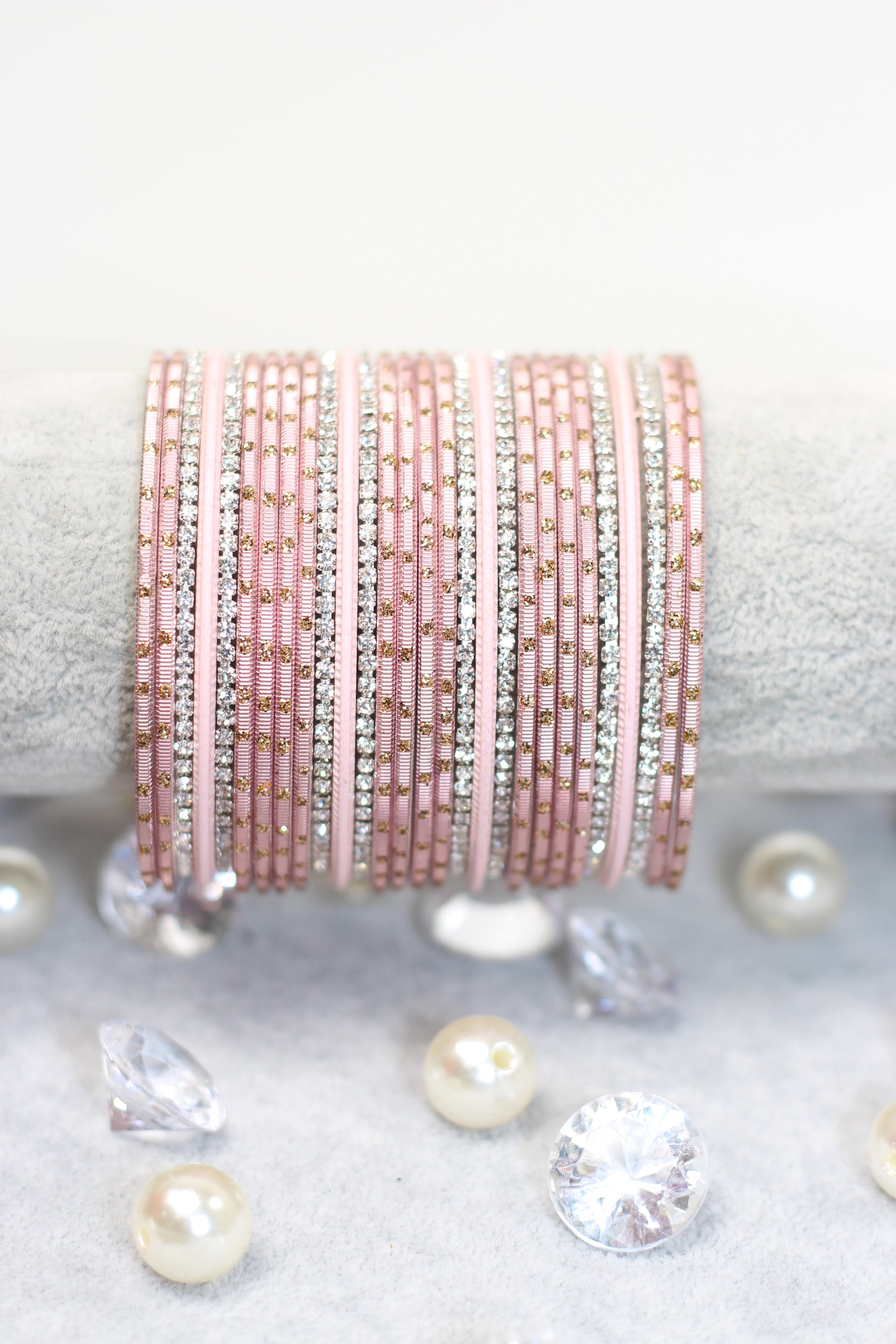 Sterling Pink || Bangle Set