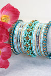 Shiny Blue || Bangle Set