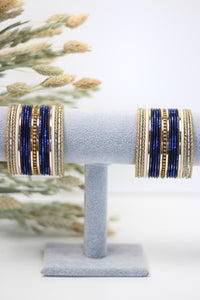 Stormy Blue || Bangle Set