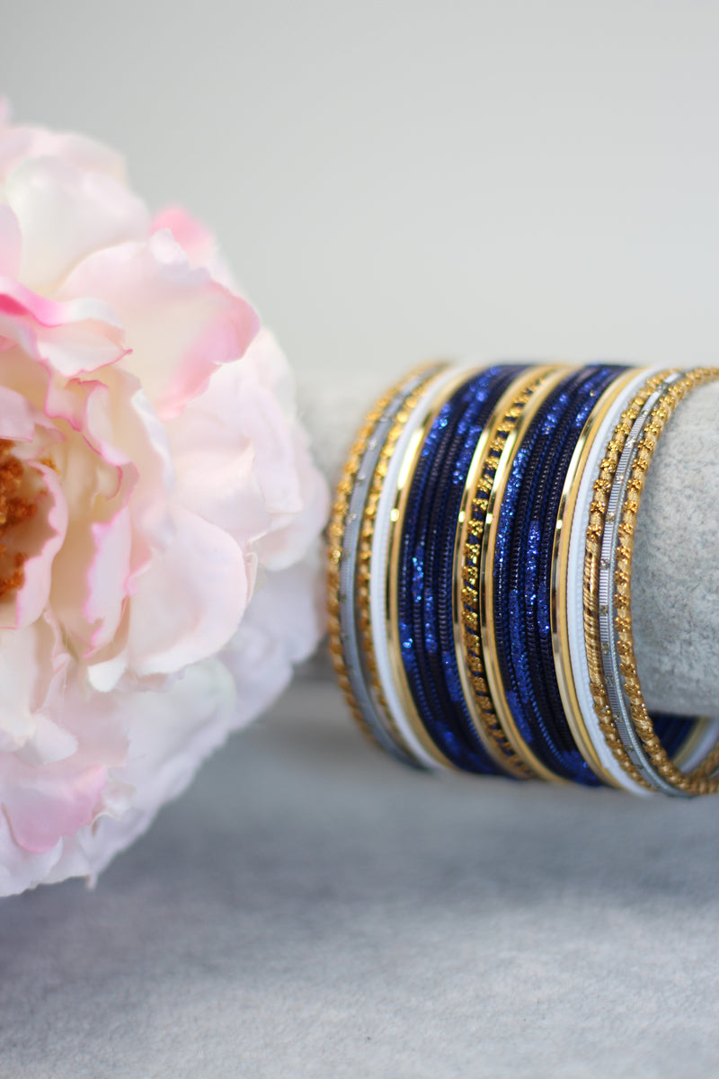 Stormy Blue || Bangle Set