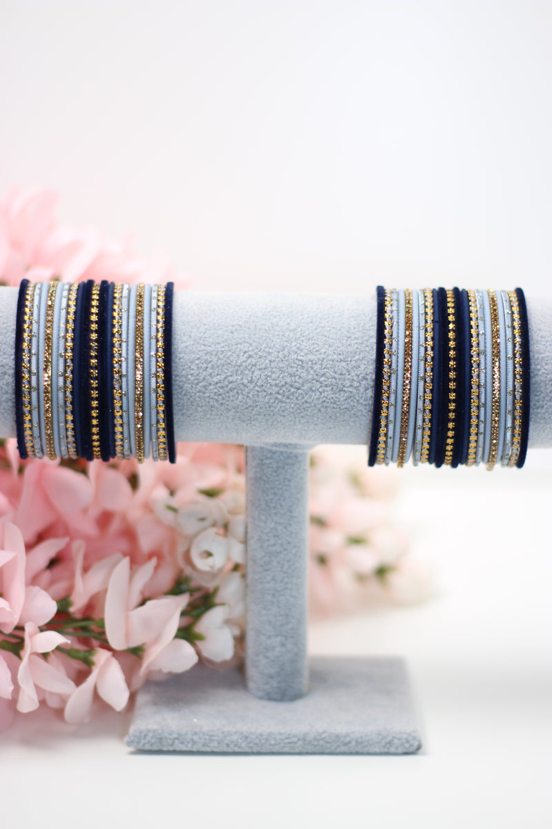 Leisure Blue || Bangle Set