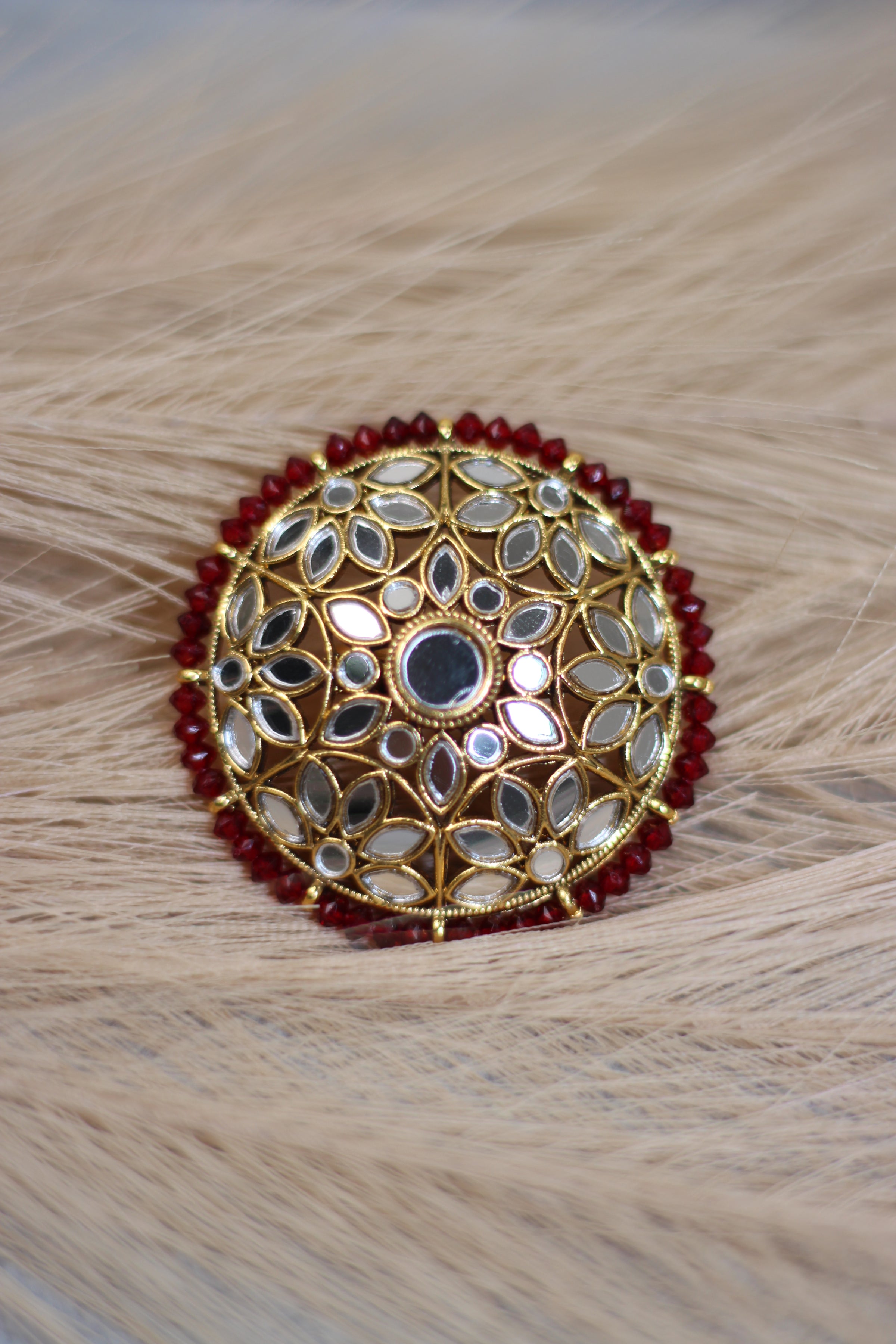 Hara || Mirror Mandala Ring