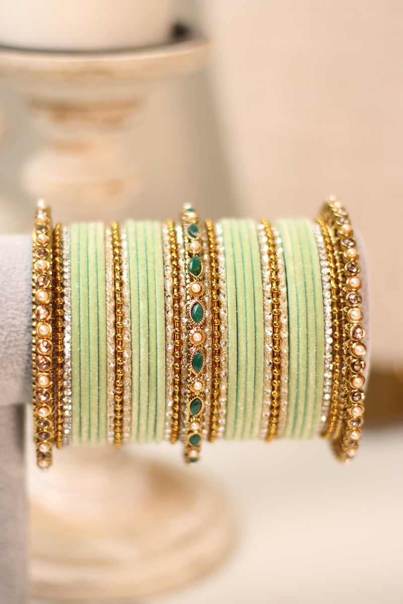 Leafy Green || Bangle Set