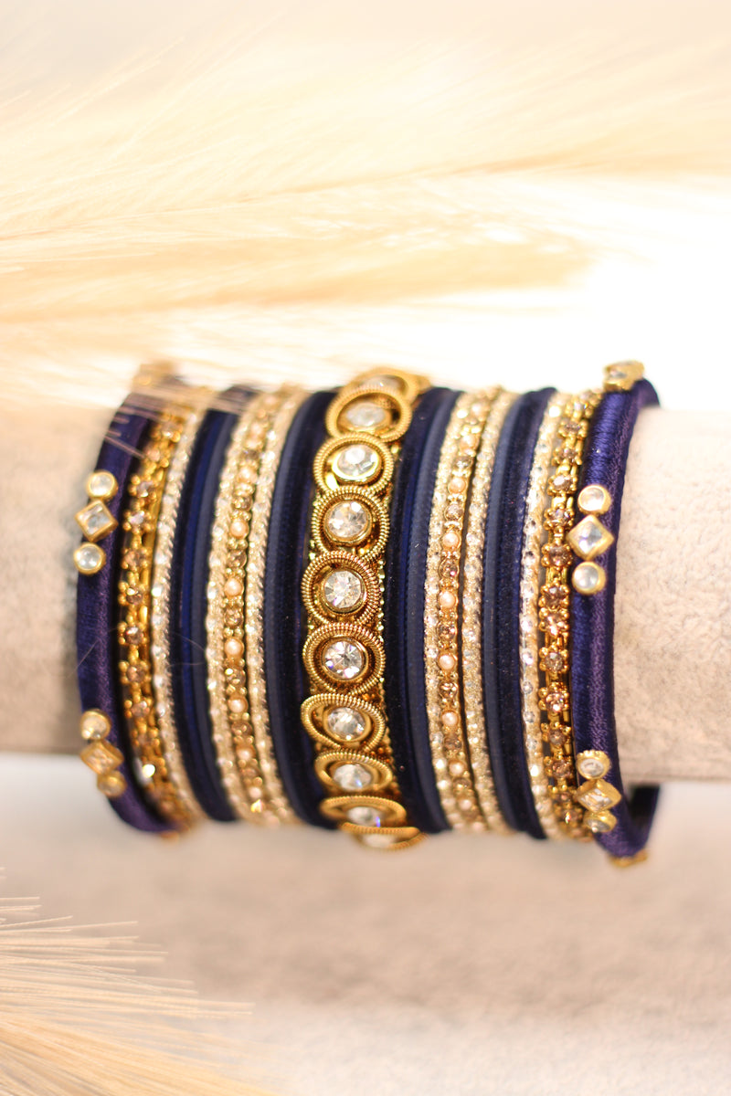 Midnight Blue || Bangle Set