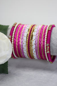 Golden Orchid || Bangle Set