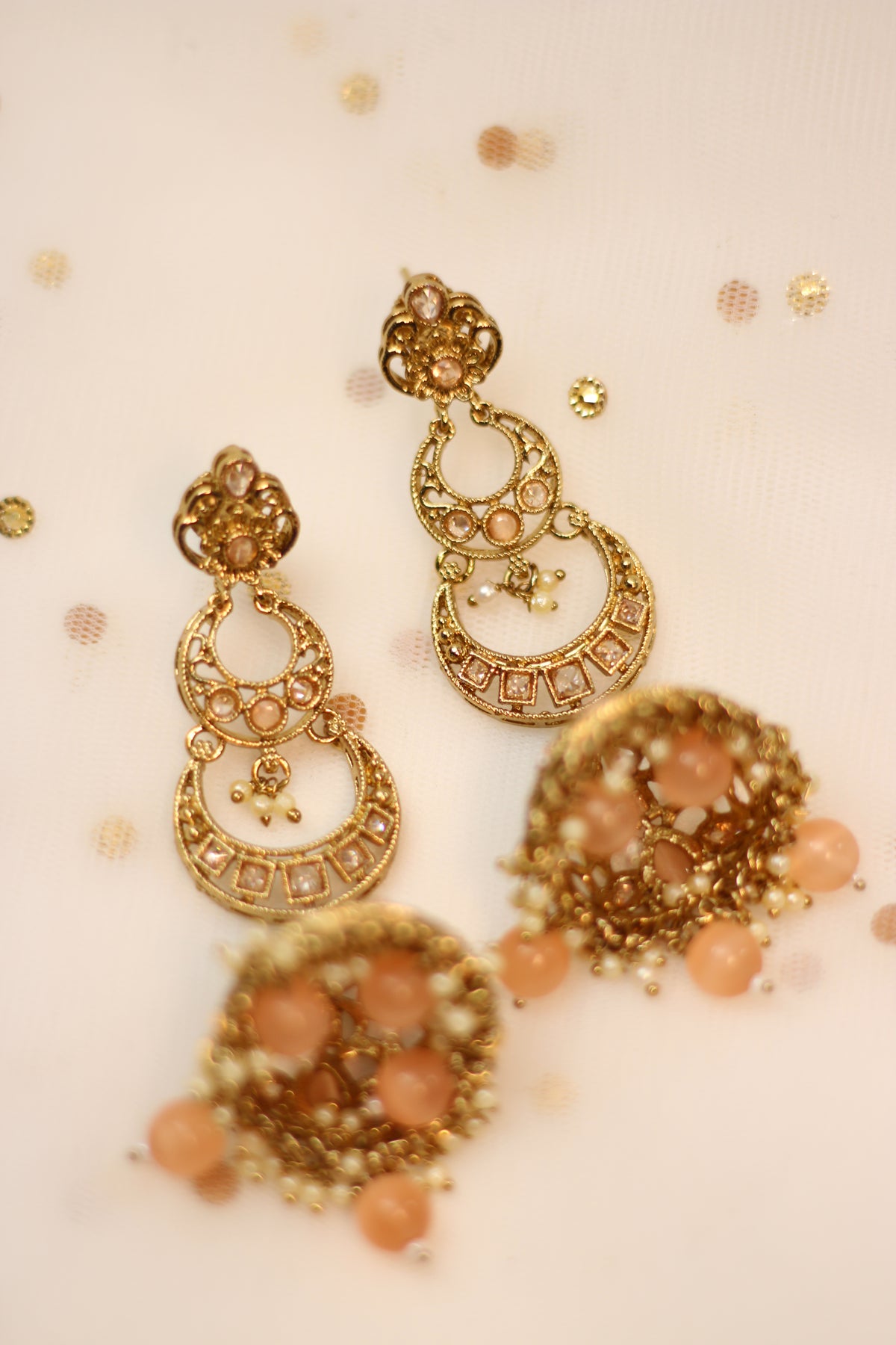 Iman || Earrings and Tikka