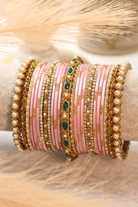 Pink Petal || Bangle Set