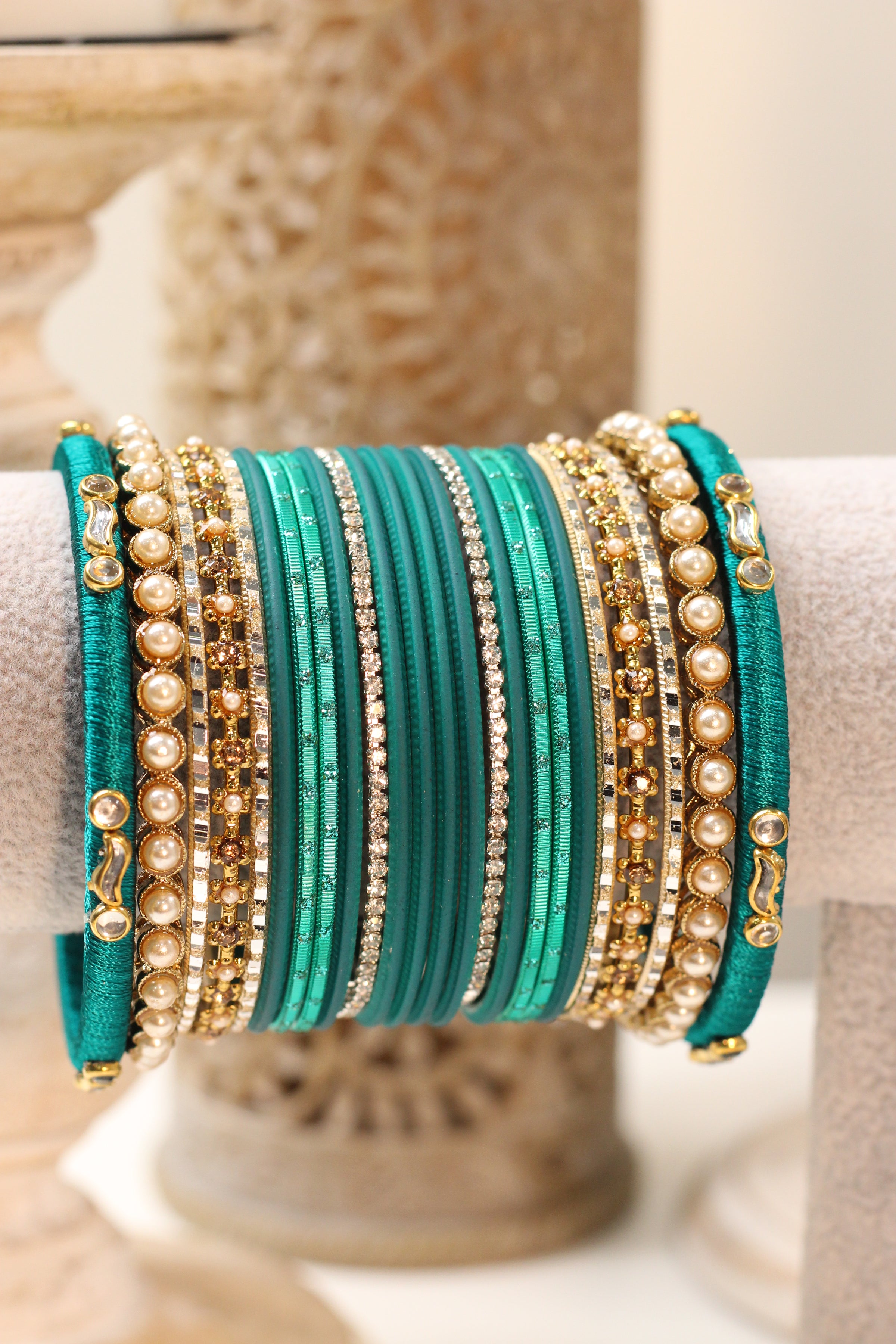 Teal Treasure || Bangle Set