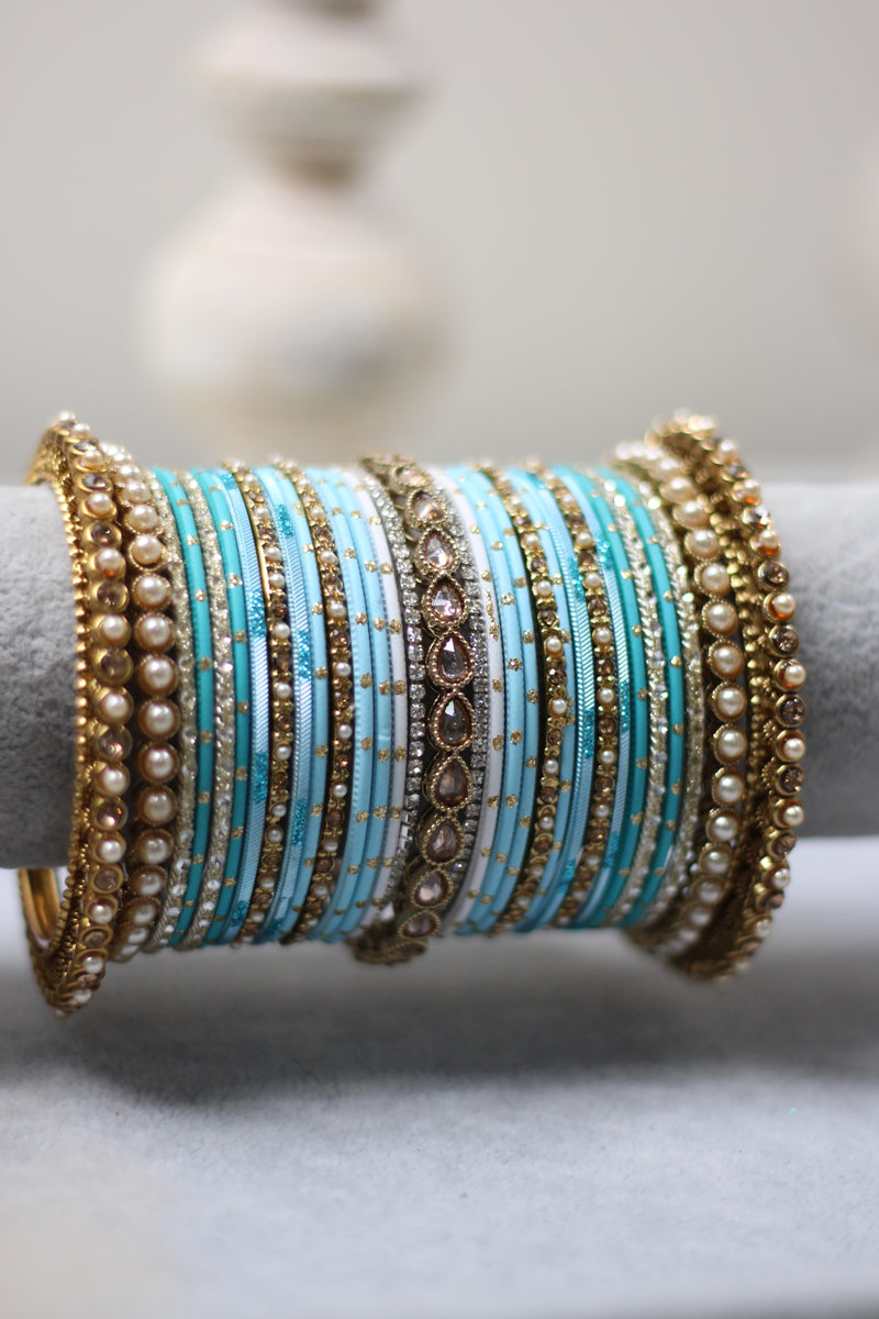 Blue Oasis || Bangle Set