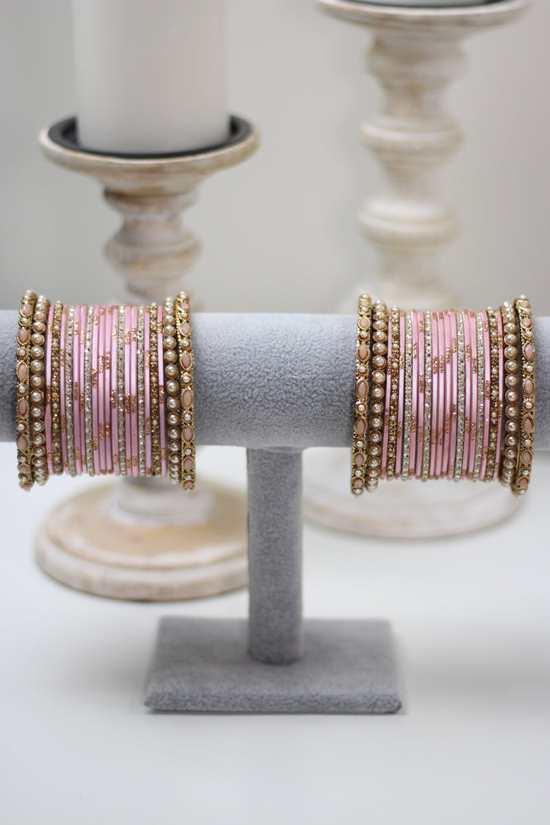 Pink Blossoms || Bangle Set