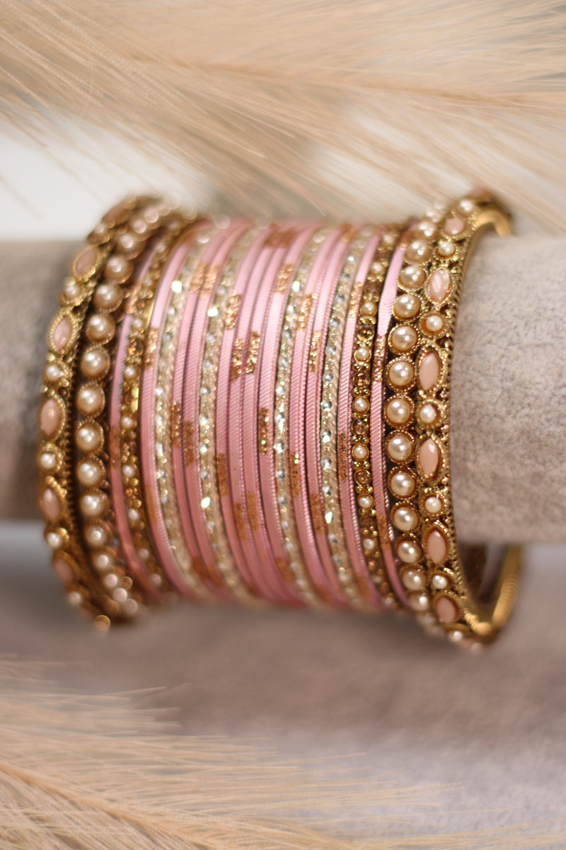 Pink Blossoms || Bangle Set